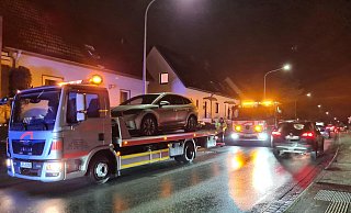 Zu einem Unfall ist es am späten Dienstagnachmittag auf der Lemgoer Straße gekommen. - Nadine Uphoff Zu einem Unfall ist es am späten Dienstagnachmittag auf der Lemgoer Straße gekommen. - Nadine Uphoff