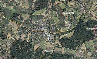 Die Stadtwerke Lemgo wollen auf Barntruper Gebiet neben den drei Windrädern auf dem Eilenberg und zwei Anlagen am Elkenberg und eine am Steinberg errichten. - Stadtwerke Lemgo, Kartengrundlage: www.tim-online.nrw.de/tim-online2 Die Stadtwerke Lemgo wollen auf Barntruper Gebiet neben den drei Windrädern auf dem Eilenberg und zwei Anlagen am Elkenberg und eine am Steinberg errichten. - Stadtwerke Lemgo, Kartengrundlage: www.tim-online.nrw.de/tim-online2