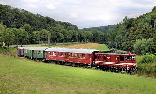 Die Museumseisenbahn auf Tour im Extertal. Demnächst rollt wieder der Oktoberfest-Express. - Michael Rehfeld