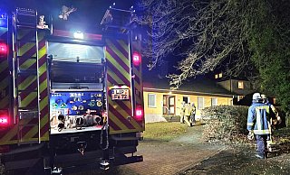 In dem Nebengebäude des Waldheims in Hörste hatte es Mittwochabend eine Verpuffung in der Ölheizung gegeben.Verletzt wurde niemand. - Astrid Sewing