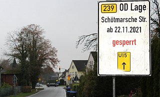 Von Waddenhausen aus müssen Verkehrsteilnehmer ab Montag einen Umweg über Hagen oder Pottenhausen nehmen, um nach Lage zu kommen. - Sandra Castrup
