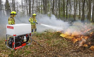 So könnte ein Einsatz mit dem "FastAttack" im Wald aussehen. Die Firma Meier-Brakenberg hat das Gerät nach eigenen Angaben intensiv erprobt. - Rolf Hellmeier/Meier-Brakenberg