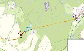 Die Arbeitsbereiche liegen entlang der B66 zwischen Lemgo und Dörentrup - strassen.nrw