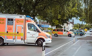 Die Bielefelder Straße war eine Stunde lang gesperrt. - FREITAG-TV