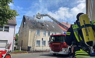 In Bad Salzuflen brennt eine Wohnung. - Freitag-TV In Bad Salzuflen brennt eine Wohnung. - Freitag-TV