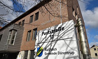Der Haushalt der Gemeinde Dörentrup für 2023 liegt leicht im Minus. - Katrin Niemeier
