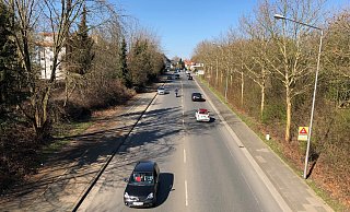 Die Beetstraße soll ab dem kommenden Frühjahr umgebaut werden. Die Stadt plant in dem Zusammenhang neue Fahrspuren für Radler. - Thomas Reineke