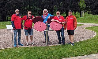 Mitglieder der SPD Barntrup bei einer Tour anlässlich des Stadtradelns. - SPD Barntrup