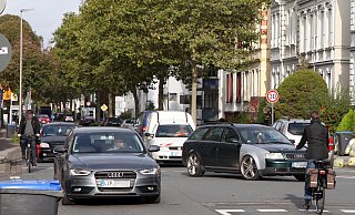 In der Elisabethstraße gibt es nicht mehr so viele Parkplätze. - Bernhard Preuss