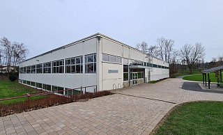 Die Holstenkamphalle neben dem Schul- und Bürgerforum. - Nadine Uphoff