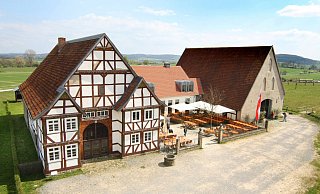 Das "Weiße Ross" im Detmolder Freilichtmuseum hat weiterhin geöffnet. - Archivfoto: Vera Gerstendorf-Welle Das "Weiße Ross" im Detmolder Freilichtmuseum hat weiterhin geöffnet. - Archivfoto: Vera Gerstendorf-Welle