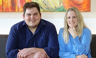 Dominik und Nadine Szameitat sind die Gesichter der „Reiterstuben“. - Axel Bürger