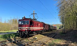 Die Museumseisenbahn auf Osterfahrt. - Golo Kahlert Die Museumseisenbahn auf Osterfahrt. - Golo Kahlert