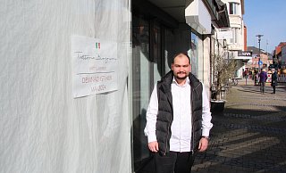 Hakan Aytekin will neben dem "Buongiorno" eine Trattoria eröffnen. - Jana Beckmann Hakan Aytekin will neben dem "Buongiorno" eine Trattoria eröffnen. - Jana Beckmann