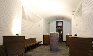 Die Nebelkammer im Erlebnis-Gradierwerk wird aktuell nicht genutzt. - Alexandra Schaller