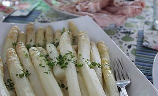 Wenn Spargel übrig ist, warum nicht einmal knusprig anbraten und mit Salsa servieren? - Pixabay