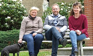 Unerm&uuml;dlich: Heike Traeger, Sebastian Grieger und Uschi Kuhfu&szlig; von der Katholischen Kirchengemeinde in Hohenhausen. - Axel B&uuml;rger(LZ)