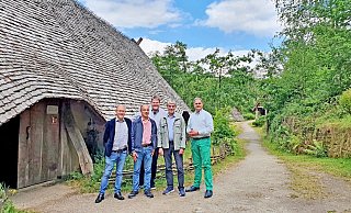 Karl Banghard (von links) mit Alexander Arens, Kai Abruszat, Eckard Gläsker und Arne Hermann Stopsack. Foto: FDP/FW - FDP/Freie Wähler