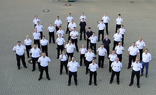 Zahlreiche Feuerwehrleute wurden geehrt und bef&ouml;rdert. - Hajo G&auml;rtner