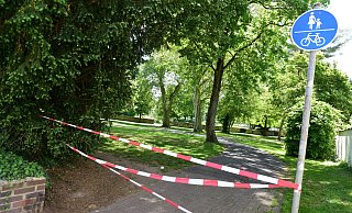 Wird der Abteigarten zur No-go-Area? Eine Absperrung, wie hier zum „Vatertag", ist glücklicherweise nicht nötig – die Stadt will sich nun aber Gedanken über Licht, Sicherheit und andere Verbesserungen machen. - Nicole Ellerbrake