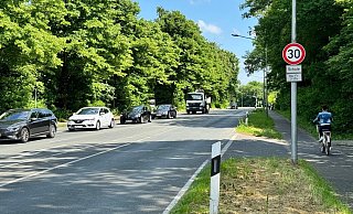 Der betroffene Abschnitt erstreckt sich von der Kreuzung mit der Klingenbergstraße bis zur Einmündung der Elisabethstraße. - Raphael Bartling