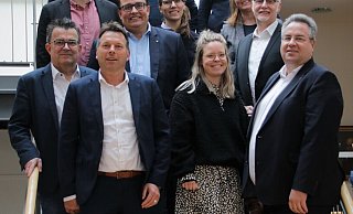Die Projektpartner für das "Haus des Sports OWL“ trafen sich im Detmolder Rathaus. - Stadt Detmold Die Projektpartner für das "Haus des Sports OWL“ trafen sich im Detmolder Rathaus. - Stadt Detmold