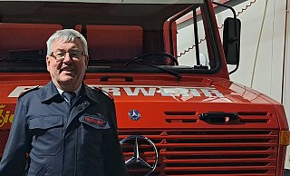 Udo Knaup war 30 Jahre lang Wehrführer der Feuerwehr Kalletal. - Udo Knaup/Feuerwehr Kalletal