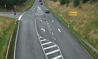 Immer geradeaus Richtung Rinteln oder A2 in Bad Eilsen: für die Ortsumgehung Langenholzhausen wurden sieben Brücken gebaut. - Axel Bürger(LZ)