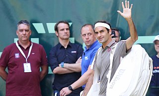 Roger Federer, der seine Tennis-Karriere 2022 beendet hat, kehrt am Mittwoch nach Halle zurück. An den Ort, wo er immer sehr gerne gespielt und zehn Titel gewonnen hat. - Sarah Jonek