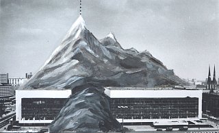 Die Arbeit von Saskia Glückauf mit dem Titel "368m ü. NN" geht spielerisch mit dem Thema Dust of Time um. - Bildrechte: Saskia Glückauf Die Arbeit von Saskia Glückauf mit dem Titel "368m ü. NN" geht spielerisch mit dem Thema Dust of Time um. - Bildrechte: Saskia Glückauf