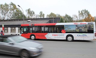 Zu Fuß, mit dem Bus oder mit dem Auto: Das Archivbild aus Hohenhausen zeigt drei Arten, mobil zu sein. Wie Mobilität in Kalletal künftig gestaltet werden kann, soll ein Konzept zeigen, das jetzt entwickelt wird. - Jens Rademacher