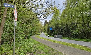 Auf der Teutoburger-Wald-Straße gilt in einem Teilstück am Sternberg Tempo 50, sonst 100. Der Kreis Lippe steht einer Reduzierung auf Tempo 70 positiv gegenüber, ob im direkten Bereich der Notunterkunft auch Tempo 50 angeordnet werden könnte, steht noch nicht fest. - Astrid Sewing