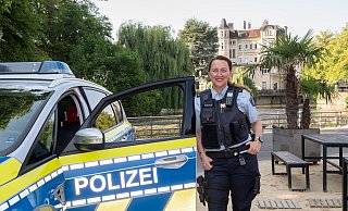 Roxana Keil-Preuß ist neue Kontaktbeamtin für Menschen in der Detmolder Innenstadt. - Polizei Lippe Roxana Keil-Preuß ist neue Kontaktbeamtin für Menschen in der Detmolder Innenstadt. - Polizei Lippe