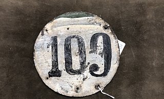 Die Hausnummer 109 aus Schötmar. Foto: Sven Kienscherf - Sven Kienscherf Die Hausnummer 109 aus Schötmar. Foto: Sven Kienscherf - Sven Kienscherf