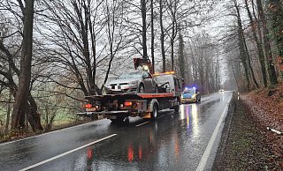 Am Donnerstagmorgen hat sich ein Unfall auf der Bundesstraße 238 zwischen Lemgo und Kalletal ereignet. - Nadine Uphoff