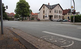 Auf der Kreuzung "Sieben Linden" ist es am Mittwochmorgen zu einem Unfall gekommen. - Symbolfoto: Nadine Uphoff Auf der Kreuzung "Sieben Linden" ist es am Mittwochmorgen zu einem Unfall gekommen. - Symbolfoto: Nadine Uphoff