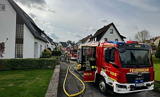 In Remmighausen hat es im Keller eines Wohnhauses gebrannt. - Feuerwehr Detmold