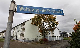 Die Wolfgang-Hirth-Straße wurde fehlerhaft benannt. Statt Wolfgang müsste hier Wolf stehen. - Archivfoto: Bernhard Preuß
