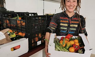 Hat das ehemalige Klatt-Geschäft in Humfeld gemietet: "Obstretterin" Lara Siebrasse. - Sylvia Frevert Hat das ehemalige Klatt-Geschäft in Humfeld gemietet: "Obstretterin" Lara Siebrasse. - Sylvia Frevert