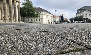 Der 28-Jährige, der mit einem Messer in der Hand am Rande der Detmolder Innenstadt unterwegs war, ist inzwischen in der Psychiatrie. - Janet König