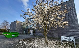 So sah es noch kurz vor den Osterfereien an der Grundschule Knetterheide aus. Inzwischen findet hier wieder Unterreicht statt. - Freya Köhring