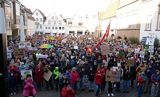2000 Demonstranten haben in Lemgo ein klares Zeichen für Vielfalt und Demokratie gesetzt. Auch IHK und Arbeitnehmerverband finden deutliche Worte: "Rir appellieren an alle politischen Akteure, die Grundlagen unseres Gemeinwesens in einer schwierigen Phase zu stärken." - Thomas Krügler