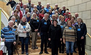 Die Besuchergruppe aus Leopoldshöhe im Düsseldorfer Landtag. Foto: SPD - SPD Die Besuchergruppe aus Leopoldshöhe im Düsseldorfer Landtag. Foto: SPD - SPD