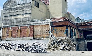 Das Hornsche Tor wird in Kürze abgerissen und gegen einen Neubau ersetzt. Die ersten kleineren Arbeiten haben bereits begonnen. - CDU Detmold