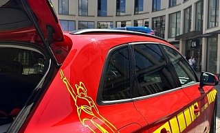Ein Fehlalarm hat zu einem Einsatz in der Langen Straße geführt. - Feuerwehr Detmold/Christopher Rieks Ein Fehlalarm hat zu einem Einsatz in der Langen Straße geführt. - Feuerwehr Detmold/Christopher Rieks