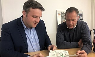 Die beiden Christdemokraten sehen einen Nationalpark Egge äußerst kritisch: Kreisvorsitzender Lars-Wilhelm Brakhage (links) und der Landtagsabgeordnete Klaus Hansen. - Martin Hostert