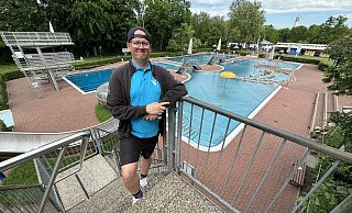 Badebetriebsleiter Sven Prochnow hat mit dem Bega-Bad noch einiges vor. - Sven Kienscherf