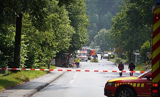 Die Friedrich-Ebert-Stra&szlig;e ist zurzeit gesperrt. - Freitag TV