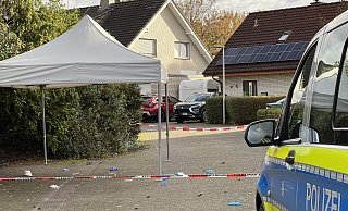 Der mutmaßliche Fundort der Schwerverletzten in Senne. - NW