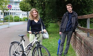 Lilli Malcher ist Vorsitzende der neu gegründeten Jusos in der Kurstadt - Julian Ramhorst ihr Stellvertreter. Besser ausgebaute Fahrradwege sind ihnen unter anderem ein Anliegen. - Alexandra Schaller Lilli Malcher ist Vorsitzende der neu gegründeten Jusos in der Kurstadt - Julian Ramhorst ihr Stellvertreter. Besser ausgebaute Fahrradwege sind ihnen unter anderem ein Anliegen. - Alexandra Schaller